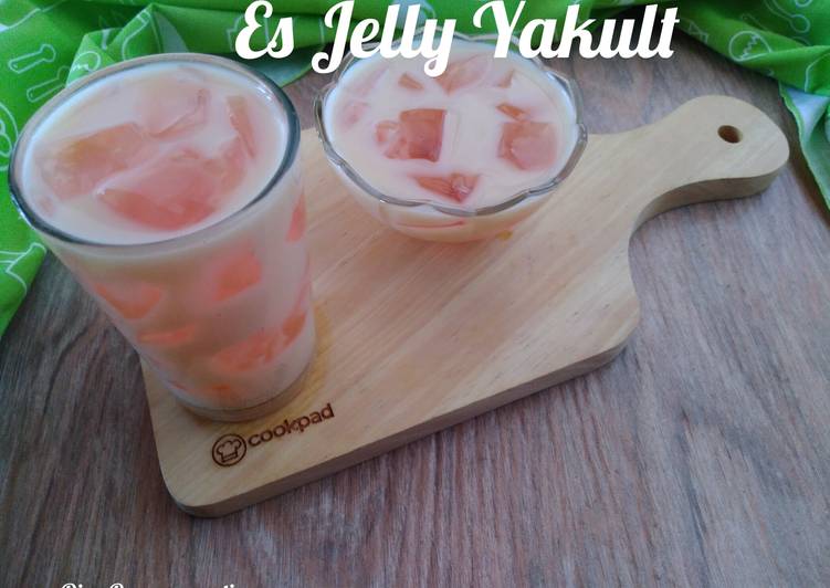 Anti Ribet, Bikin Es Jelly Yakult ekonomis