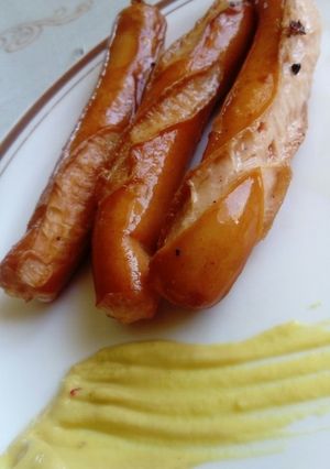 Sült virsli recept fotója