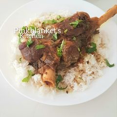 A picture of Slow-cooked Lamb Shanks.