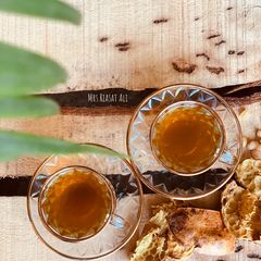 A picture of Pomegranate Peel Tea.