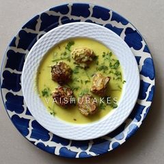 A picture of Kadhi Pakoda : Wholesome, Healthy Dinner recipe for the family.