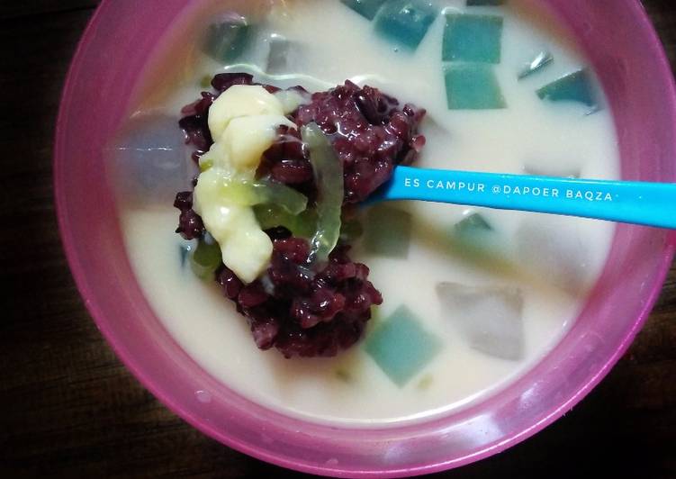 Bagaimana Membuat Es Campur, Enak