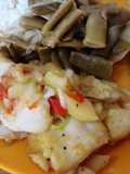 Filetes de pescado cocidos