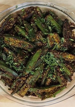 A picture of Stuffed Bhindi, Bhindi Masala, Bhindi Fry, Stuffed OKRA.