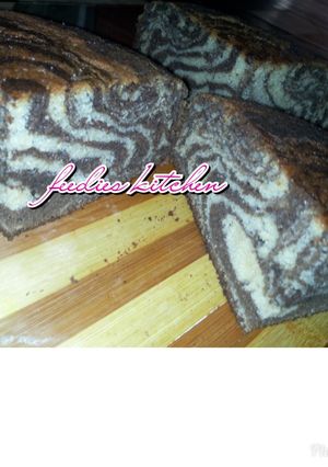 A picture of Zebra cake.