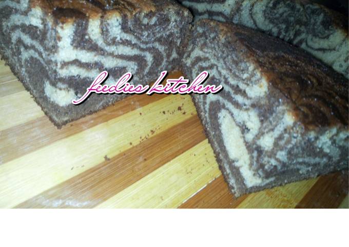 Recipe of Speedy Zebra cake