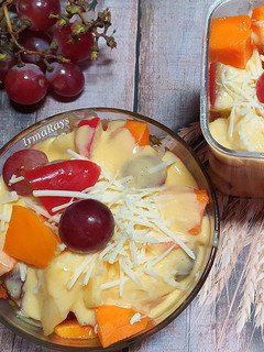 Foto resep Salad Buah Saus Mangga Creamy