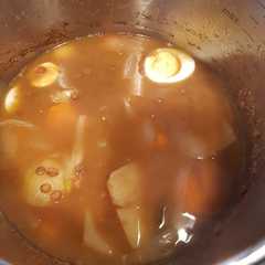 Una foto de Potaje de lentejas en olla express rico y sencillito
