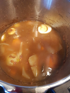 Una foto de Potaje de lentejas en olla express rico y sencillito