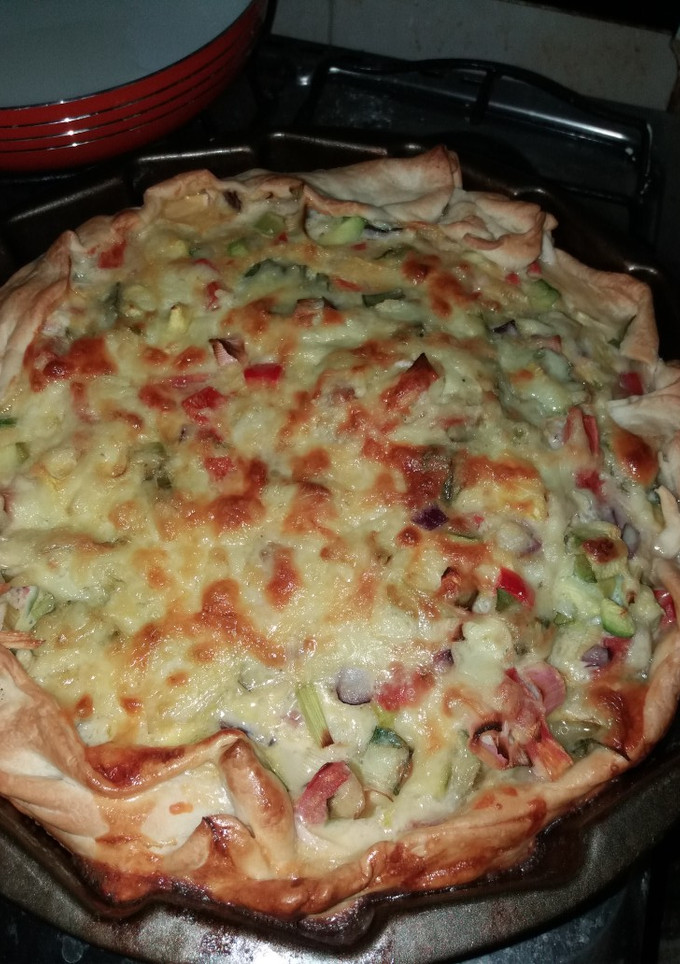 Una foto de Tarta de verduras