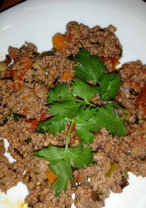 A picture of Minced meat stew.