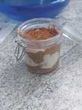 Avena cocida estilo tiramisú