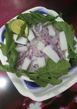 A picture of Mexican salad.