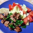 Assiette composée viande salade 🍴