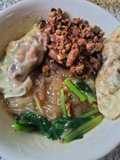 Bakmi ayam udang Shiitake