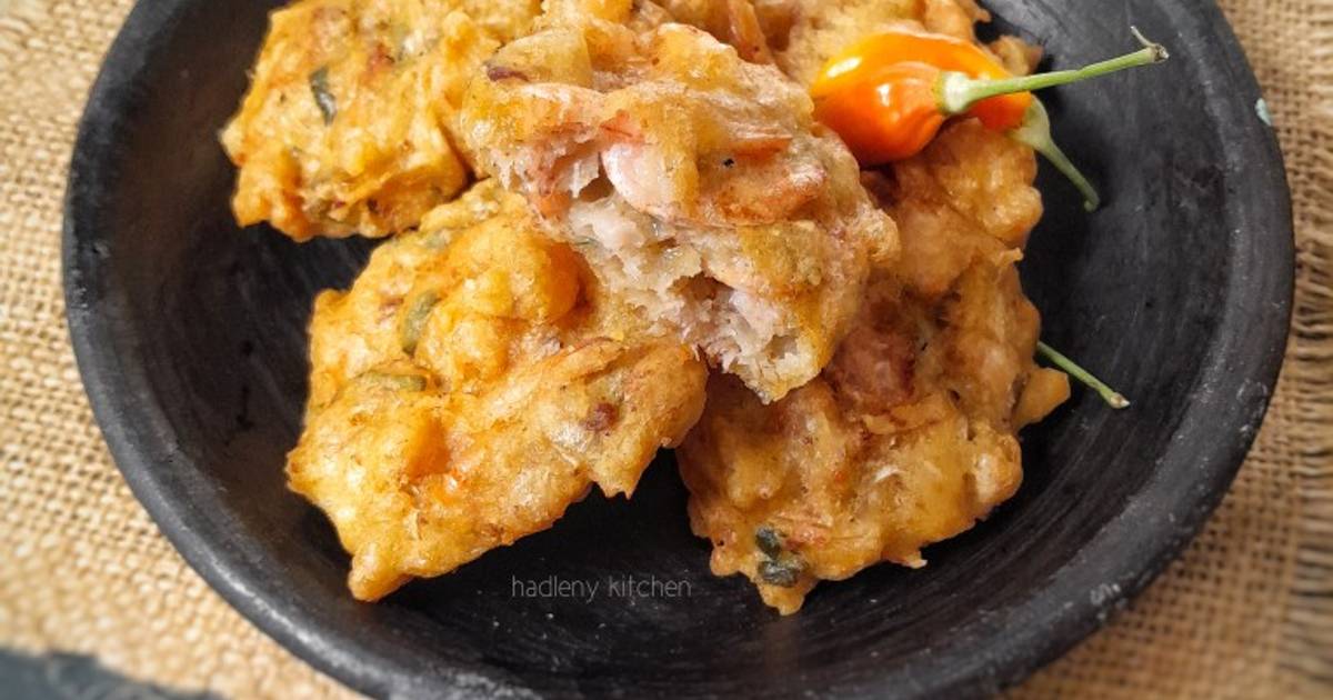 Resep Bakwan Udang Ote Ote Tanpa Sayuran Oleh Hadleny Kitchen Cookpad