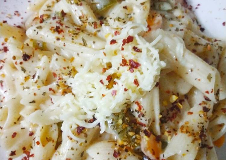 Recipe of Great Chessey creamy pasta # every day veg | This is Recipe So Perfect You Must Undertake Now !!