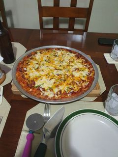 Una foto de Pizza de Coliflor