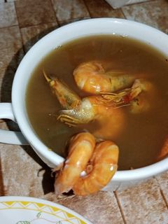 صورة لوصفة شوربة الجمبري