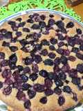 Torta con uva fragola