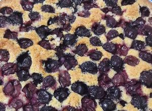 Foto di Torta con uva fragola