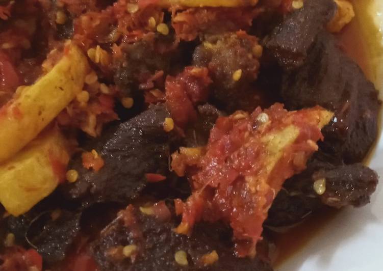 Cara Membuat Dendeng balado Sederhana Praktis