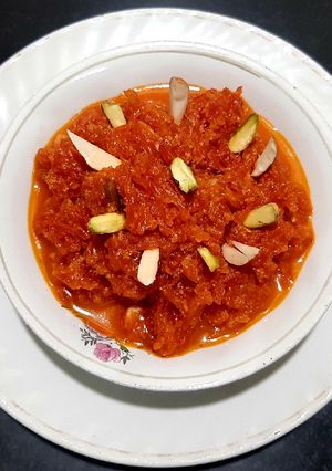 A picture of Gajar Halwa.
