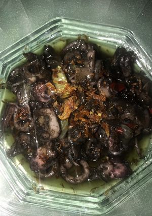 Foto resep Cumi saos hitam (tinta)