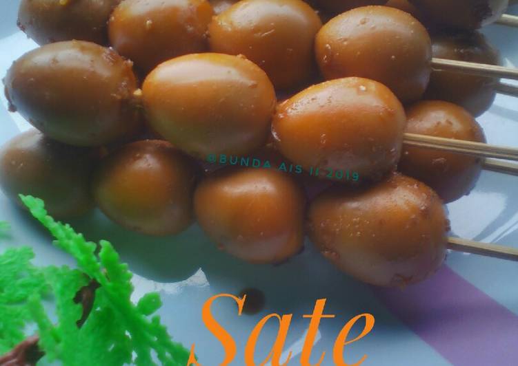 Resep Sate telur puyuh yang Enak Banget