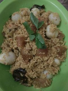 Foto resep Kikil telor puyuh masak serundeng