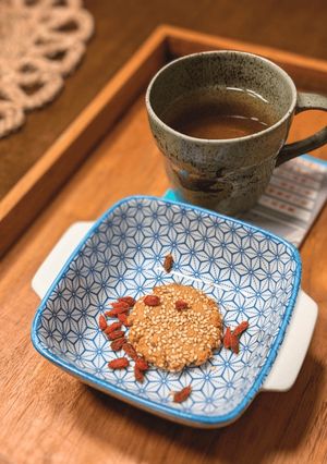 A picture of Oolong tea, brewed right 🫖⏳.