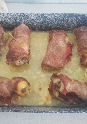 Göngyölt tarja recept fotója