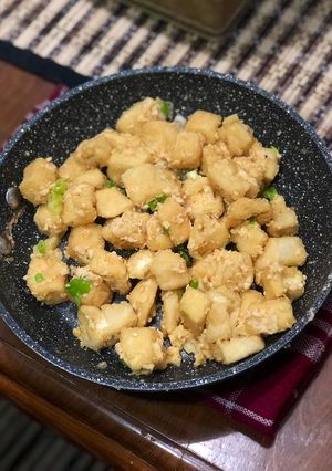 Foto resep Tahu telur asin simpel & enak