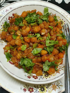 A picture of Crunchy Chilli Chana.