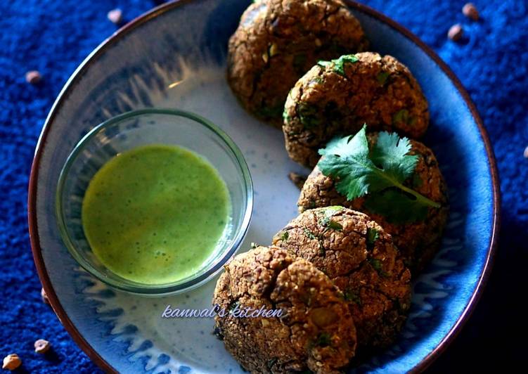 Recipe of Any-night-of-the-week Baked black chana galuti kawab