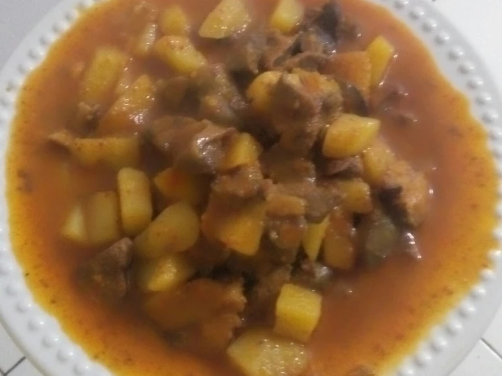 Cara Mudah Membikin Resep Sambal goreng ati ampela kentang yang  Bikin Ketagihan Anti Ribet, Uenak Banget