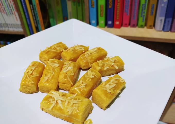 Bagaimana Menyiapkan 3. Kastengel Ekonomis (No Oven) 💛 Anti Gagal