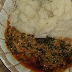 A picture of Egusi soup.