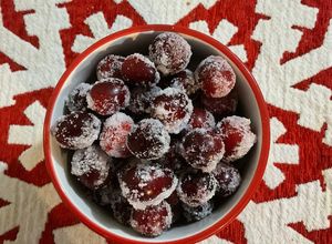 Una foto de Cranberries azucaradas