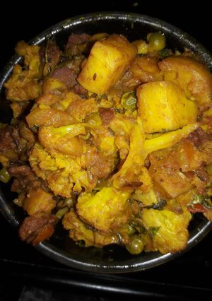 A picture of Aloo gobi.