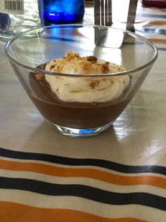Una foto de Cremoso de chocolate con nube