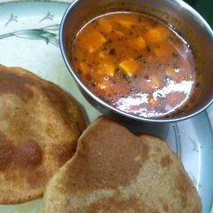 A picture of Ajwain puri.