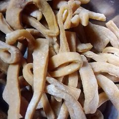 A picture of Homemade pasta.