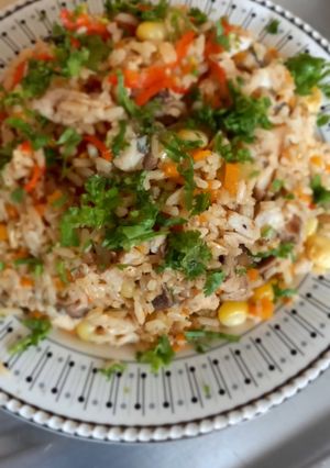 Una foto de Arroz ala guagirana
