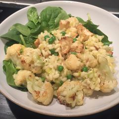 Springtime risotto 🌼 A picture of Springtime risotto 🌼.
