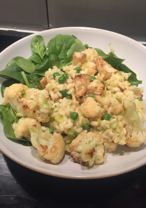 A picture of Springtime risotto 🌼.