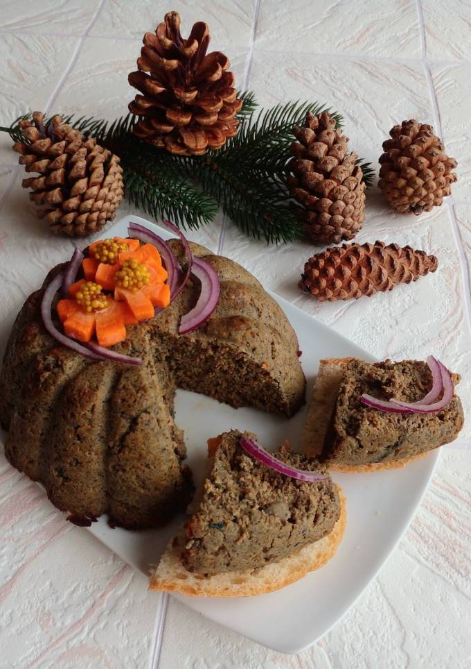 Паштет зі свинячої печінки (з печерицями)😋