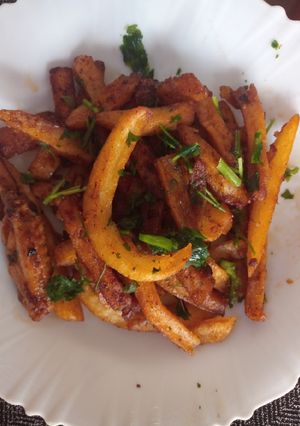 A picture of Spiced Chips.