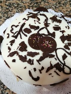 Una foto de Tarta mousse de natillas