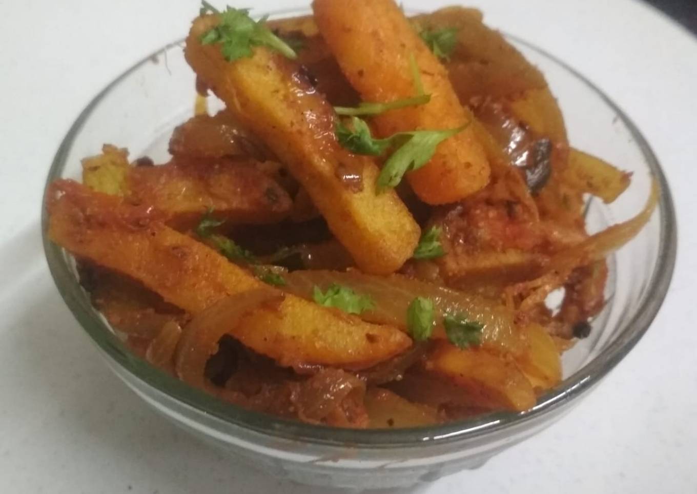 French fries sabji